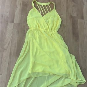 Yellow High Low Dress